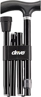 Drive Medical Heavy Duty Folding Cane Lightweight Adjustable with T Handle