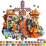 150 PCS Magnetic Blocks - Building Block for Kids Ages 4-8, Magnet Blocks Cubes Tiles Constructions Toys Girl Boy, STEM Educational Stacking Toy, Play Game Preschool Learning Gifts