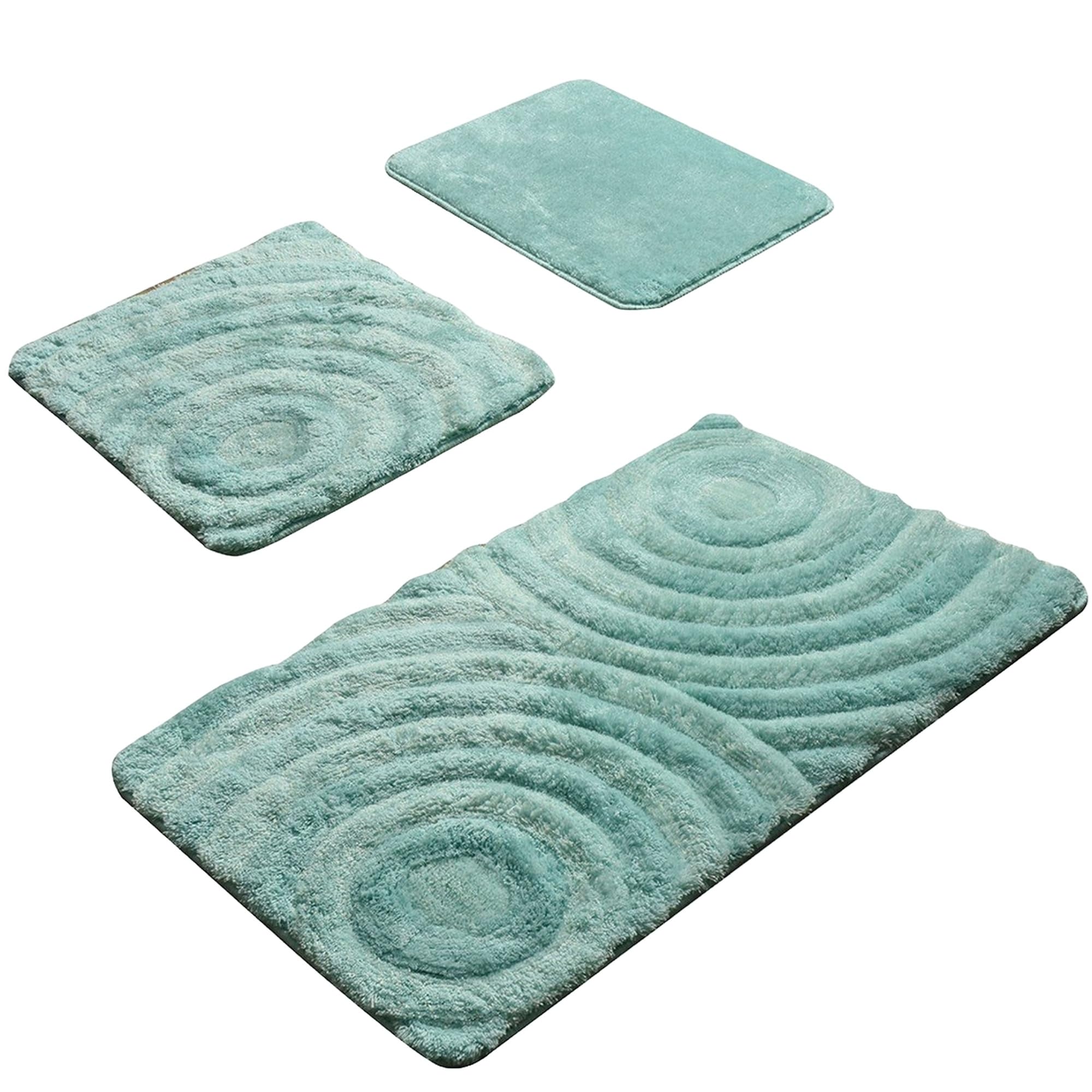 WELL HOME MOBILIARIO & DECORACIÓN Setmat Set (3 Piezas) Tonos Azules