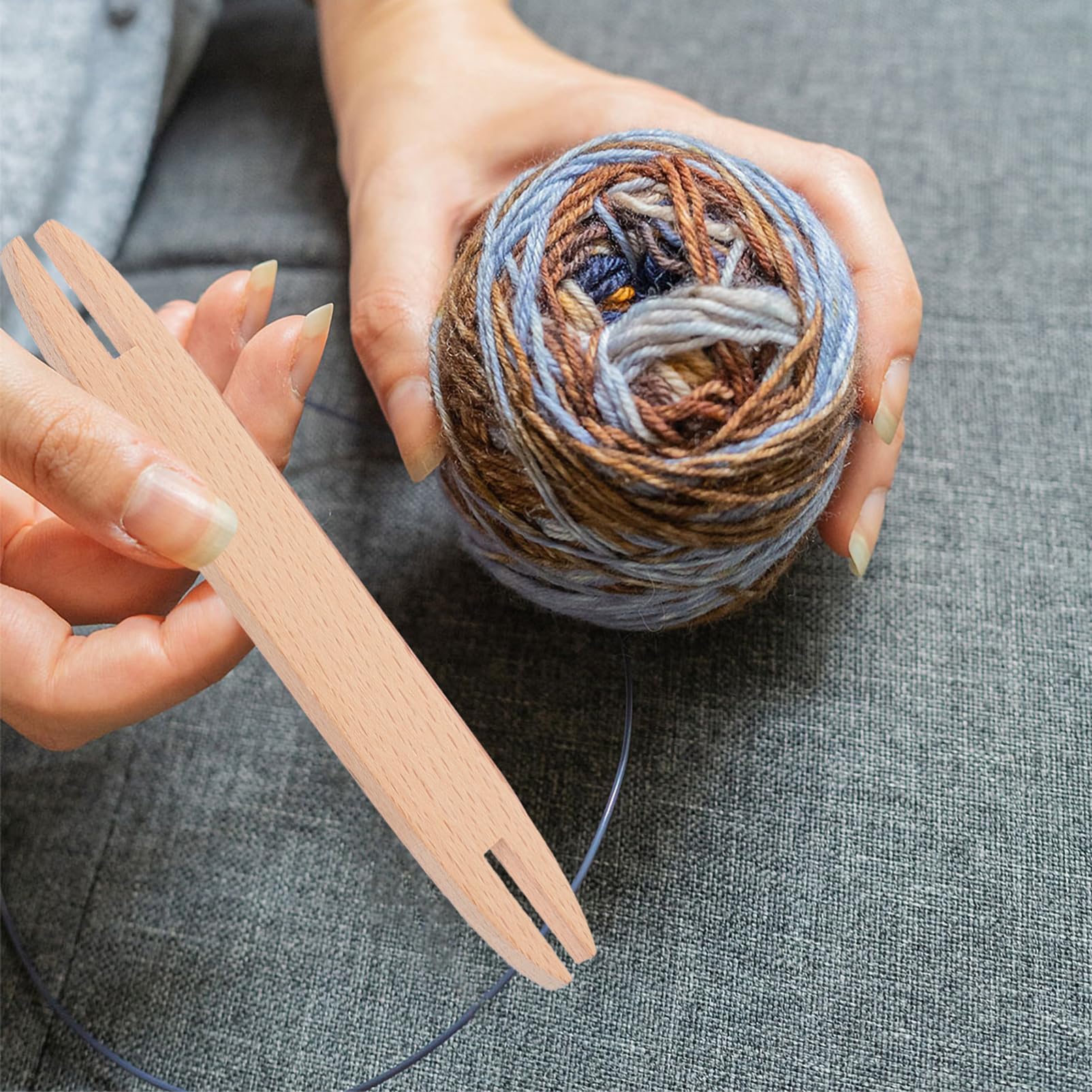 TEHAUX 20stücke Holz-webschiffchen Für Strickprojekte Für Pullover Schals Und Wandteppiche Hochwertige Handgefertigte Webwerkzeuge Aus Robustem Holz