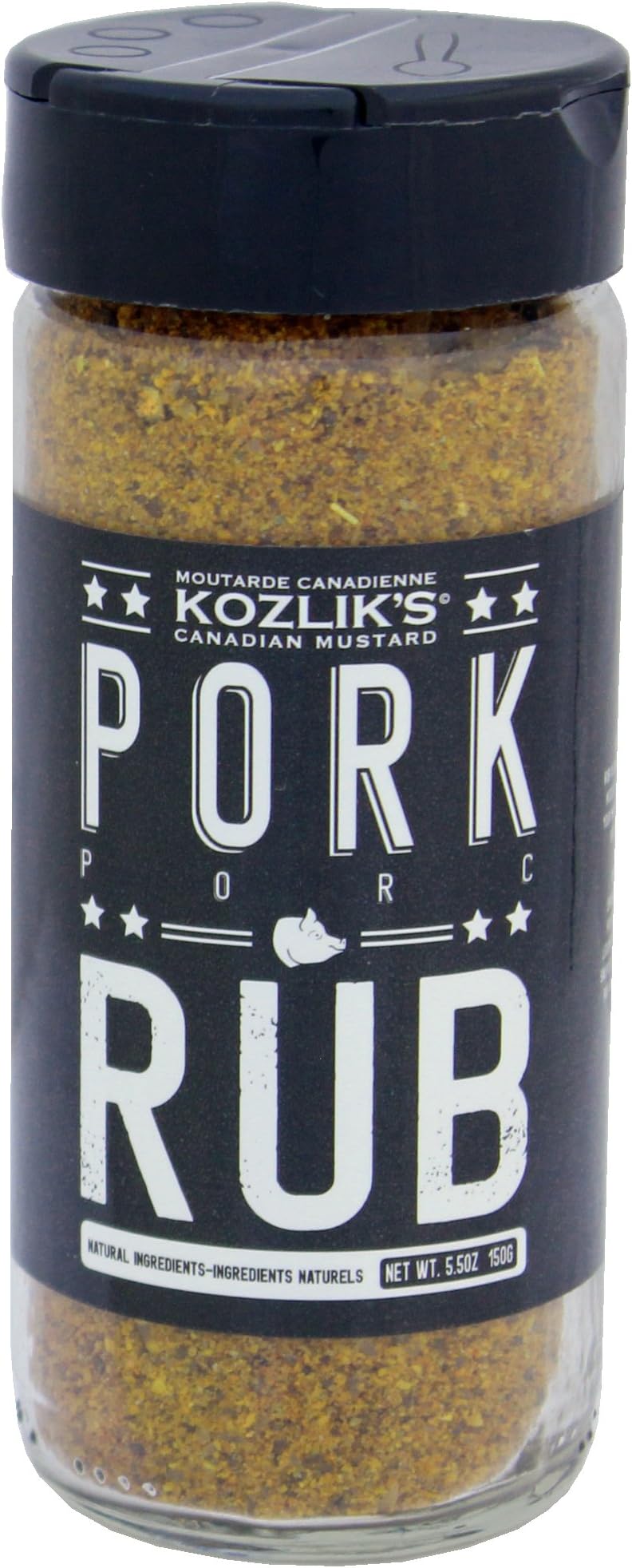 Kozlik's Pork Rub, 5.5. oz (150 gm), Pack of 1