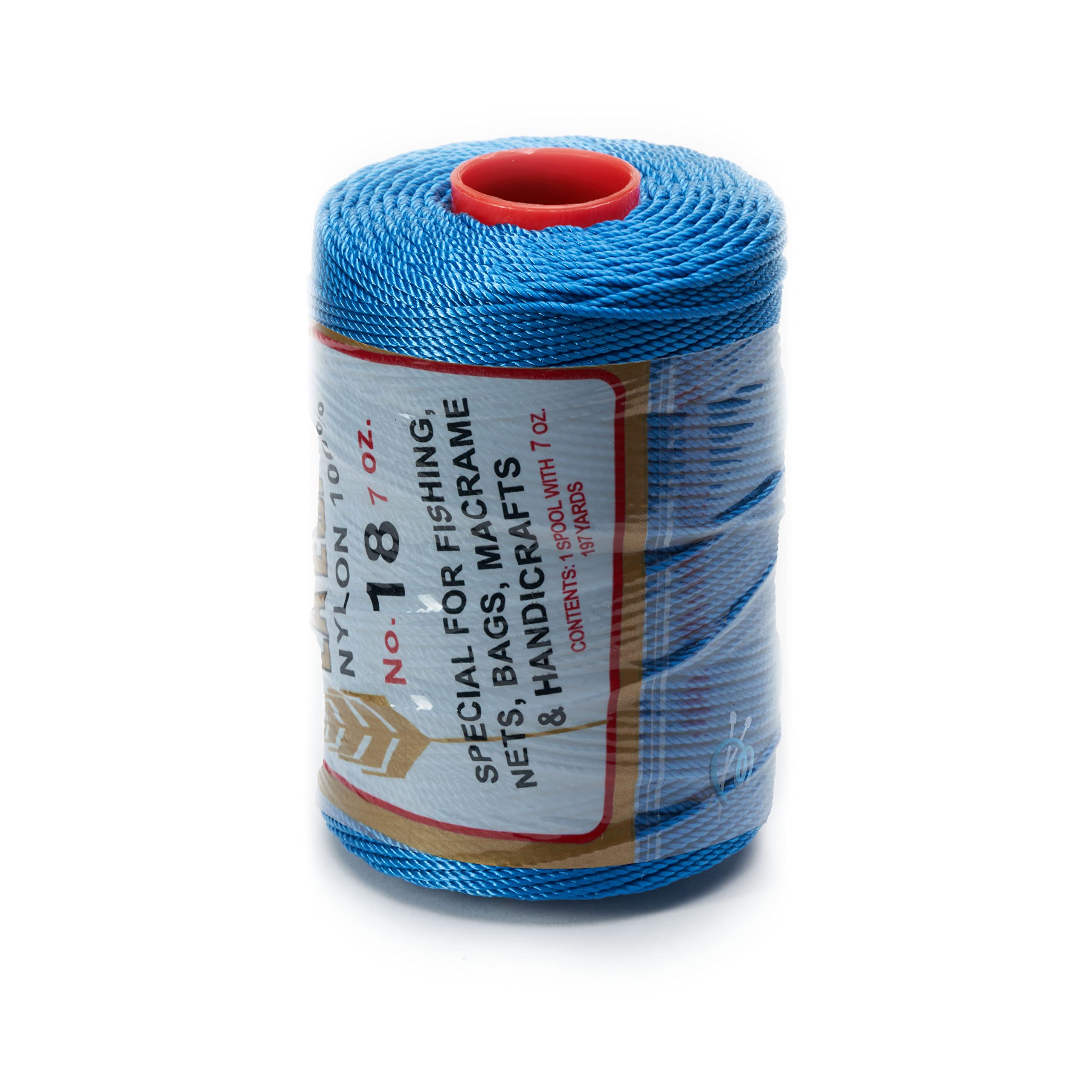 Espiga No.18 - Corda Omega in 100% nylon, per lavoro a maglia e uncinetto, 29 blu