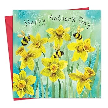 Mum♡ Amazon.com : Twizler Mother's Day Card for Mom - Daffodils