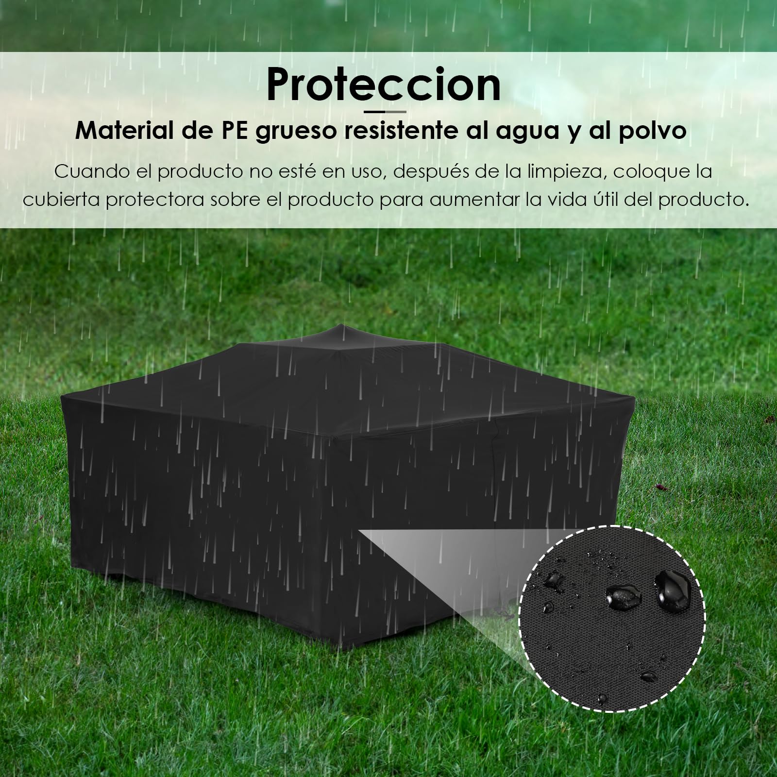 LIFERUN Brasero Barbacoa con Rejilla, Brasero Exterieur 81cm Jardin | Pozo de Fuego, Metal Fire Pit al Aire Libre, Parrilla con Cubierta Impermeable, Rejilla, Atizador,Pinzas para Parrilla,4 Pata