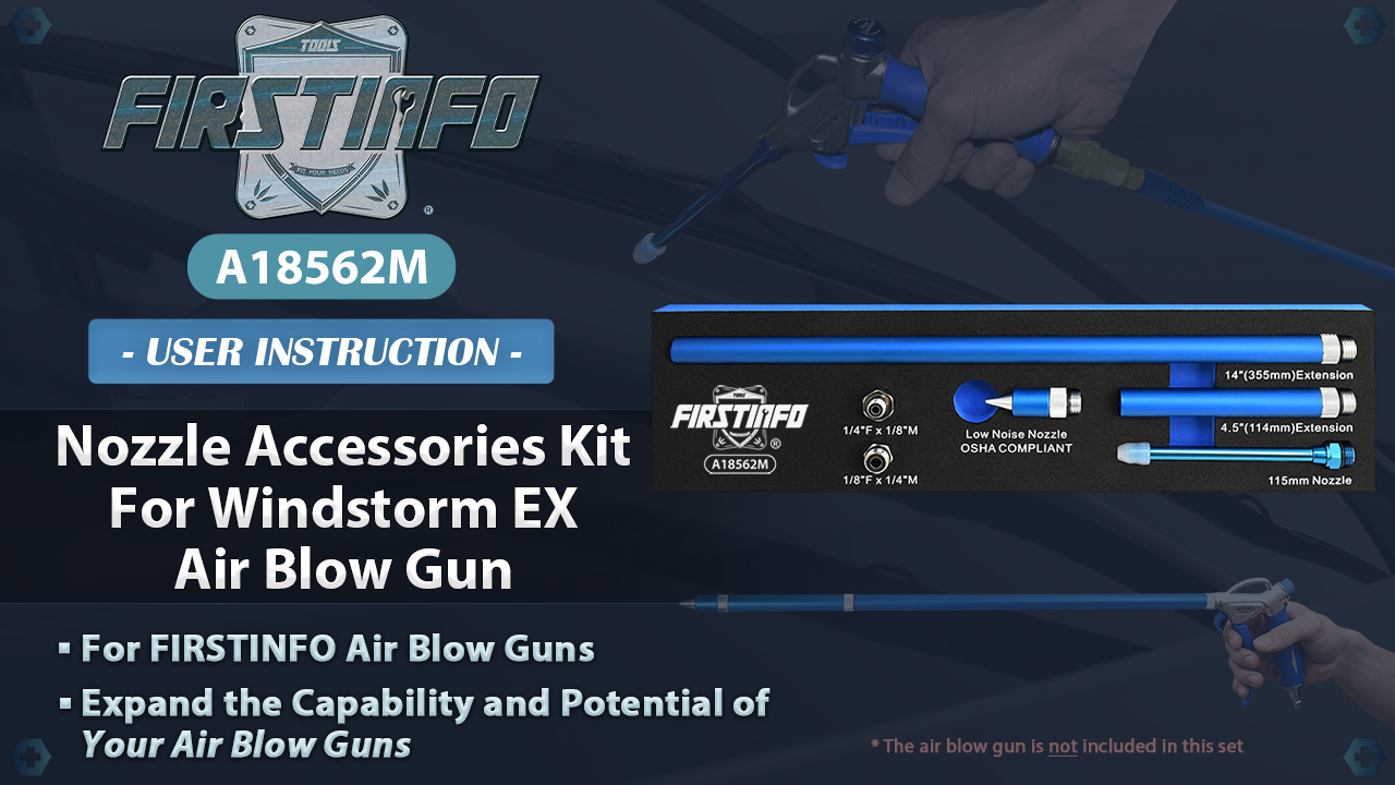 FIRSTINFO A18562M Accessory Set for Windstorm EX High Performance