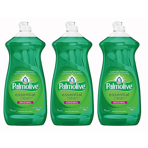 Palmolive Dishwashing Soap Essential Clean Original Scent, 28 Ounce (Pack of 3)
