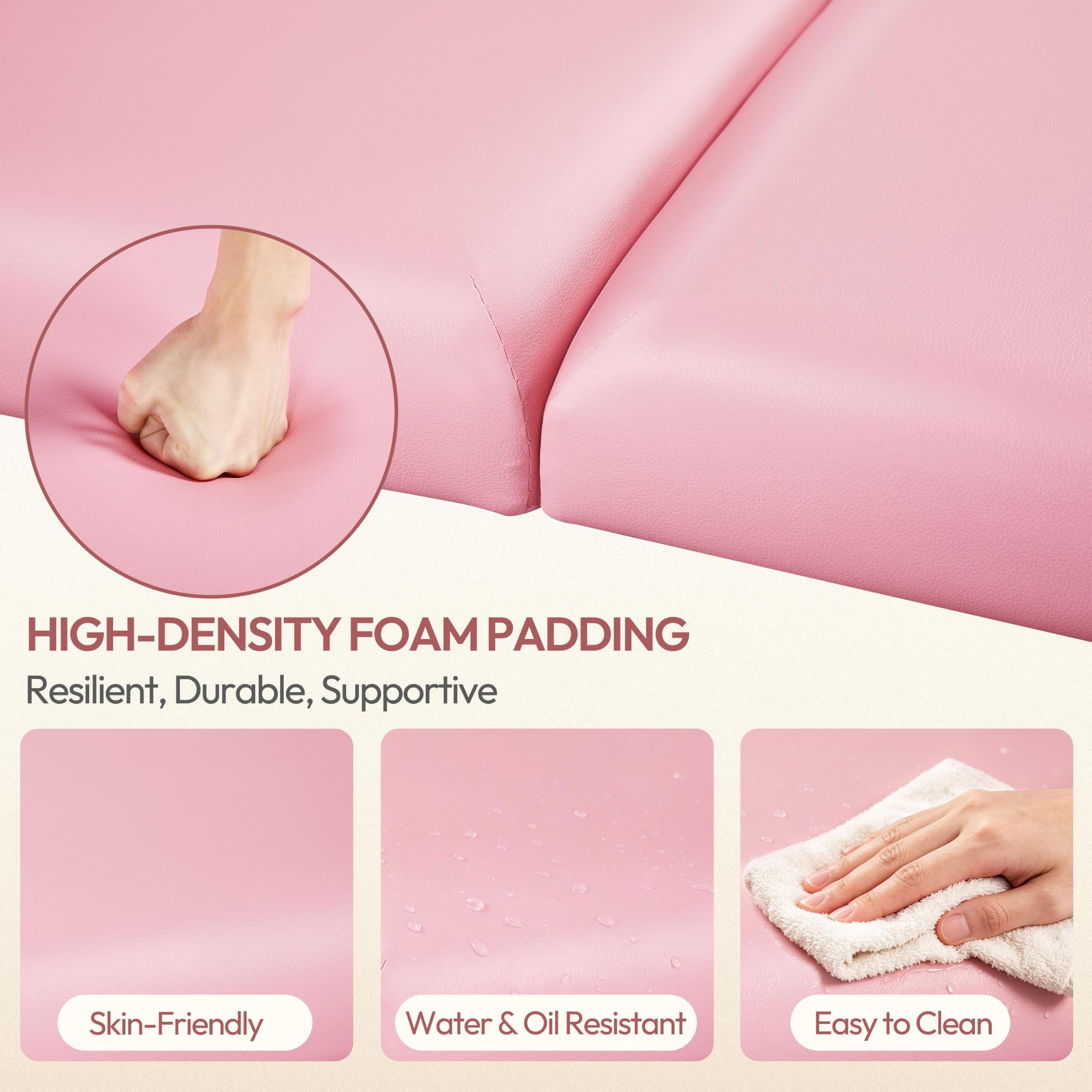 Yaheetech Portable Folding Massage Table, 22 Inch Width