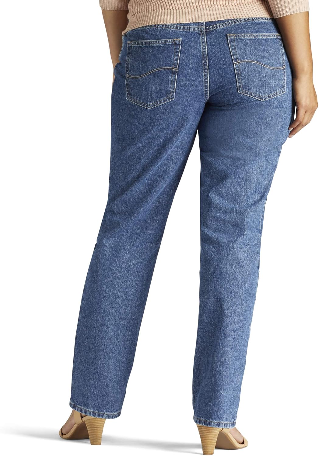 lee 100 cotton relaxed fit jeans