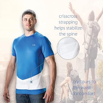 Elastic Back Brace for Lower Back Pain Relief & Lumbar Support, S
