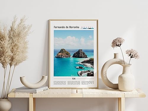 Miniatura 2 de Póster de Fernando De Noronha, impresión de Fernando De Noronha, arte de pared, impresión de viaje, pintura al óleo, póster de pintura al óleo, 507