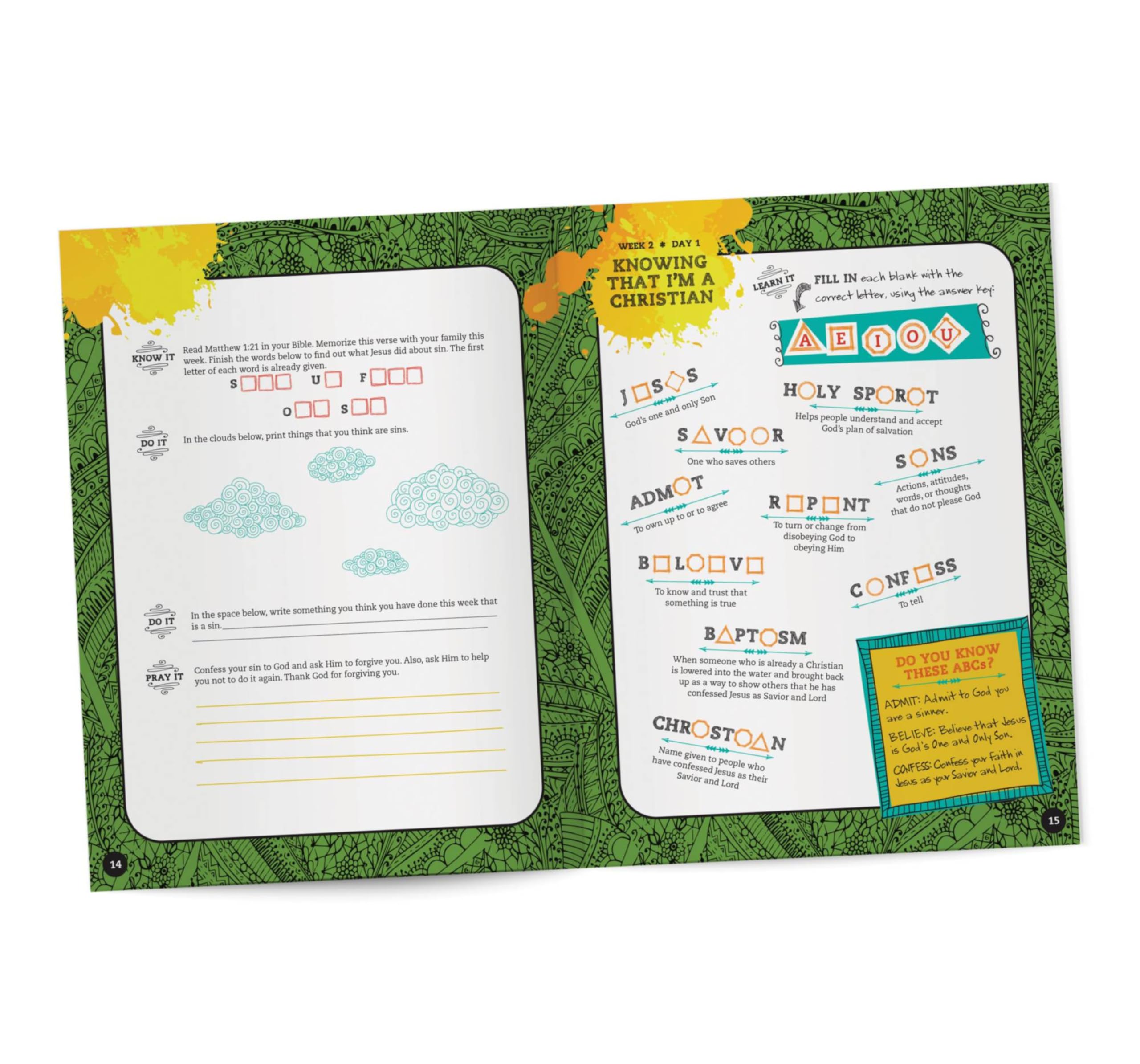 I'm a Christian Now! (Younger Kids Activity Book) - Revised - Image 8