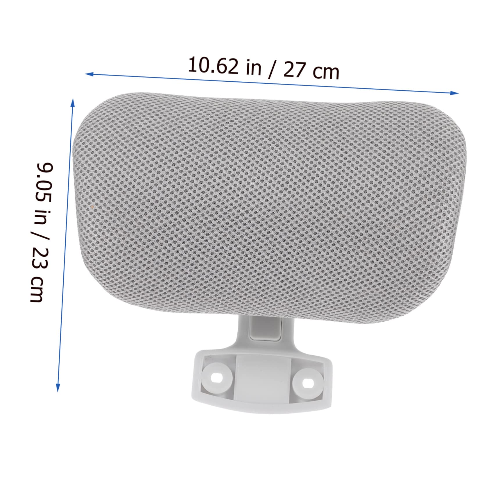 Hemobllo Reposacabezas de Silla de Oficina Ajustable Estructura Ergonómica y Material de Malla para Aliviar el Dolor de Cuello en Oficina y Hogar