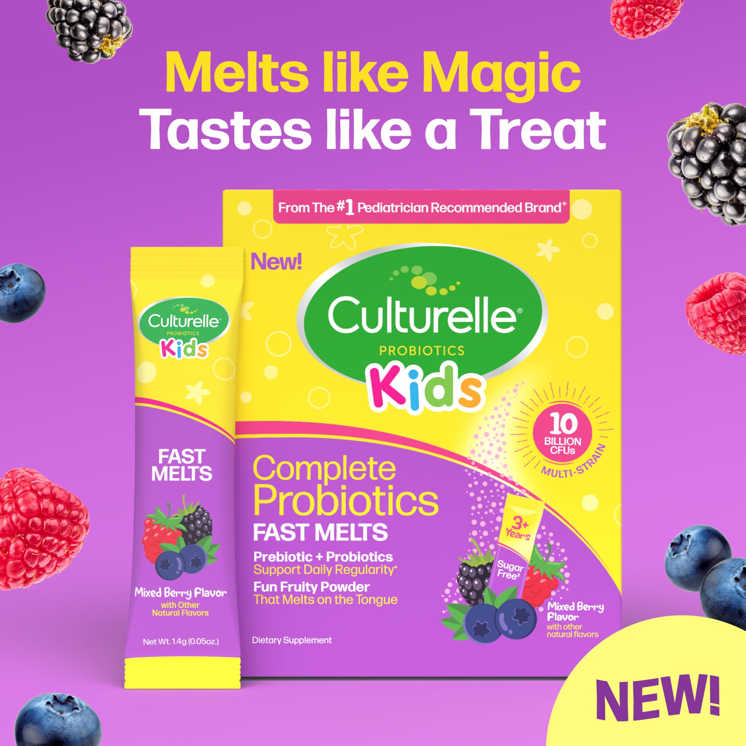 Culturelle Kids Complete Probiotic + Prebiotic Fast Melts, Ages 3+, 30 Ct — Amazon image 7