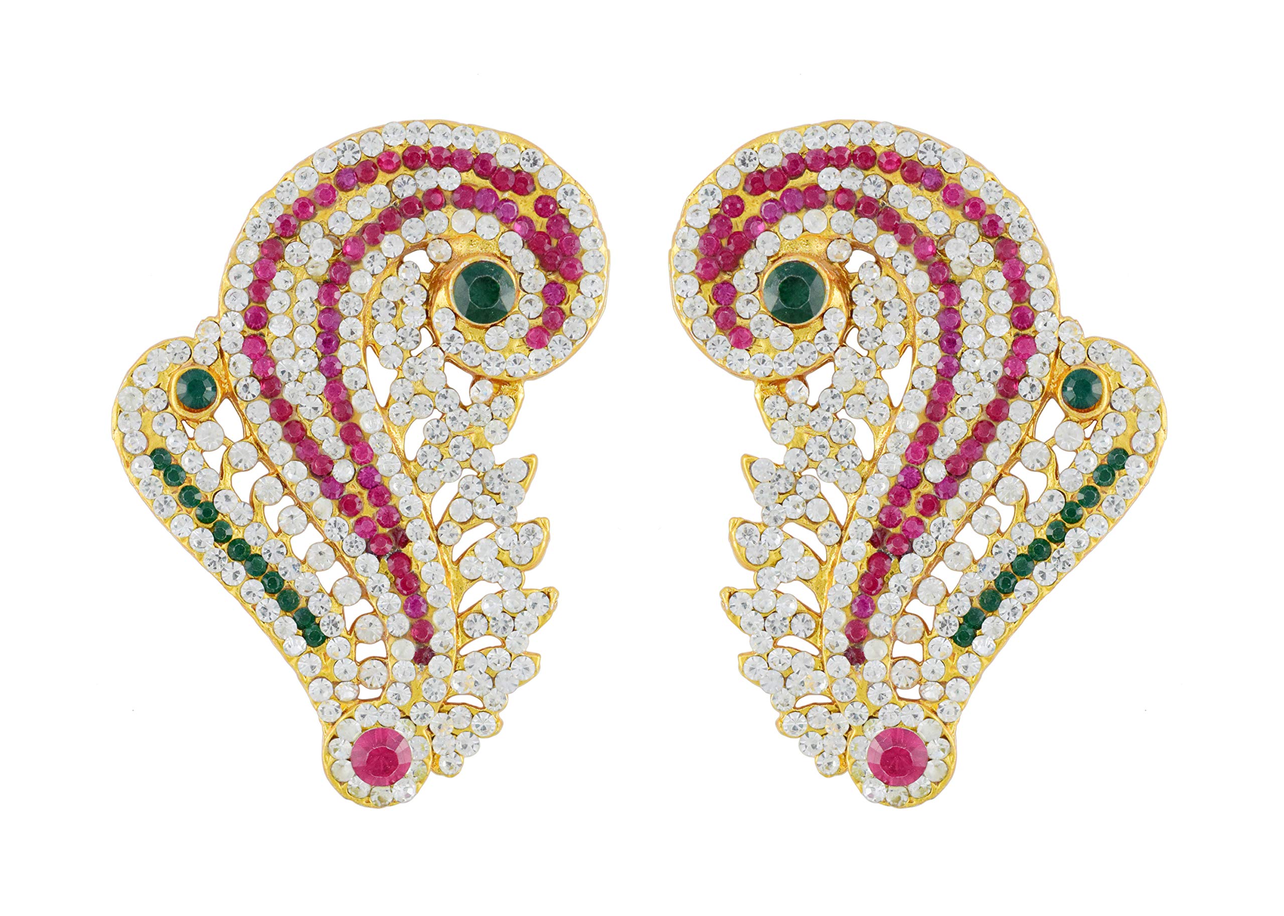 Deity God Jewelley Karna Patkam (Ear Set) for All Gods and Goddess (7788M) (B08DL16PHX) Amazon Price History, Amazon Price Tracker
