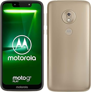motorola moto g7 Play 5 7 Inch Android 9 0 Pie UK Sim Free Smartphone with 2GB RAM and 32GB Storage Single Sim Gold