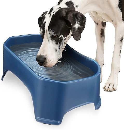 Miniatura 14 de Neater Pet Brands Cuenco de agua extra grande para perros, cuenco de agua para perros al aire libre (capacidad XL de 1.25 galones), plato de comida