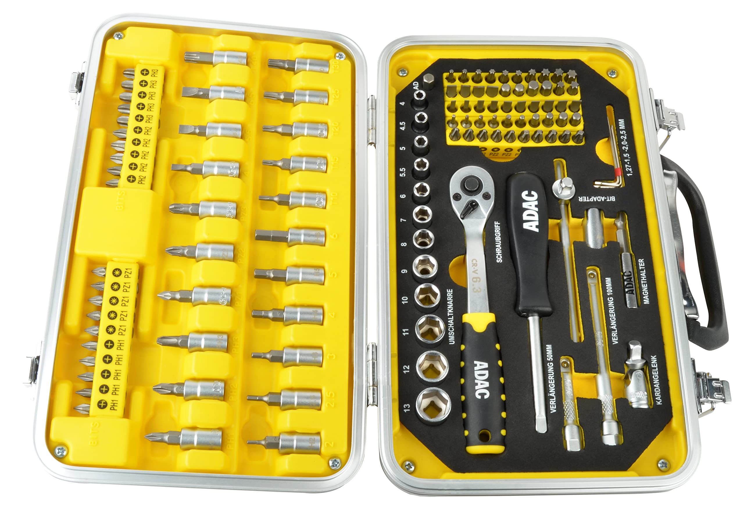 (7) Juego de destornilladores y bits, 116 pzas