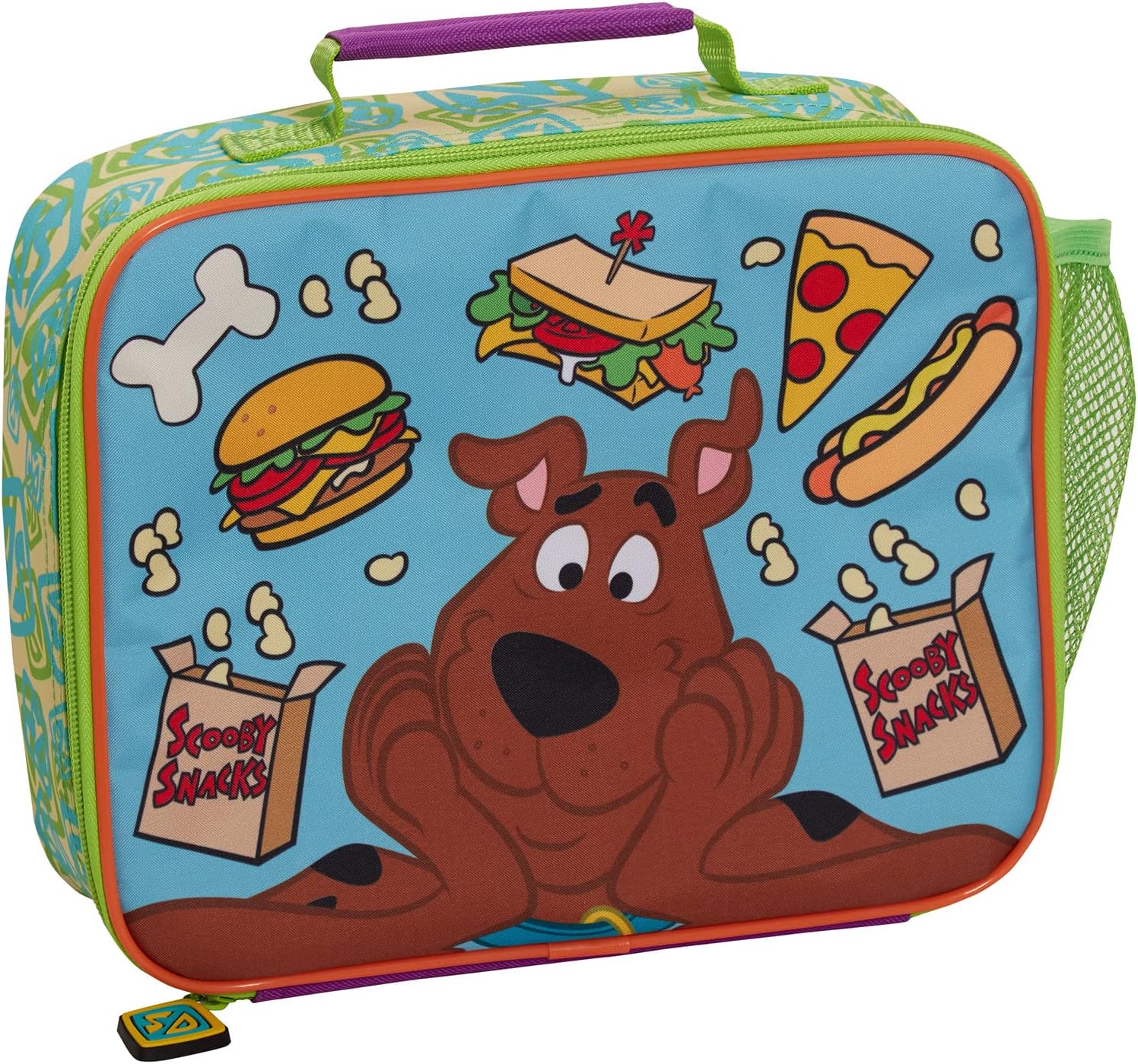 Scooby Doo Lunch Bag for Kids Scooby Lunch Box School Travel Insulated Lunchbag with Drinks Holder
