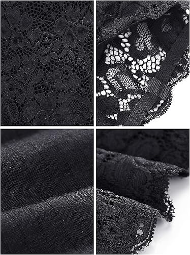 Miniatura 5 de 4 Pieces Women Lace Bandeau Bra Tube Top Bra Elastic Strapless No Sponge Pad No Underwire Bra for Daily Favor