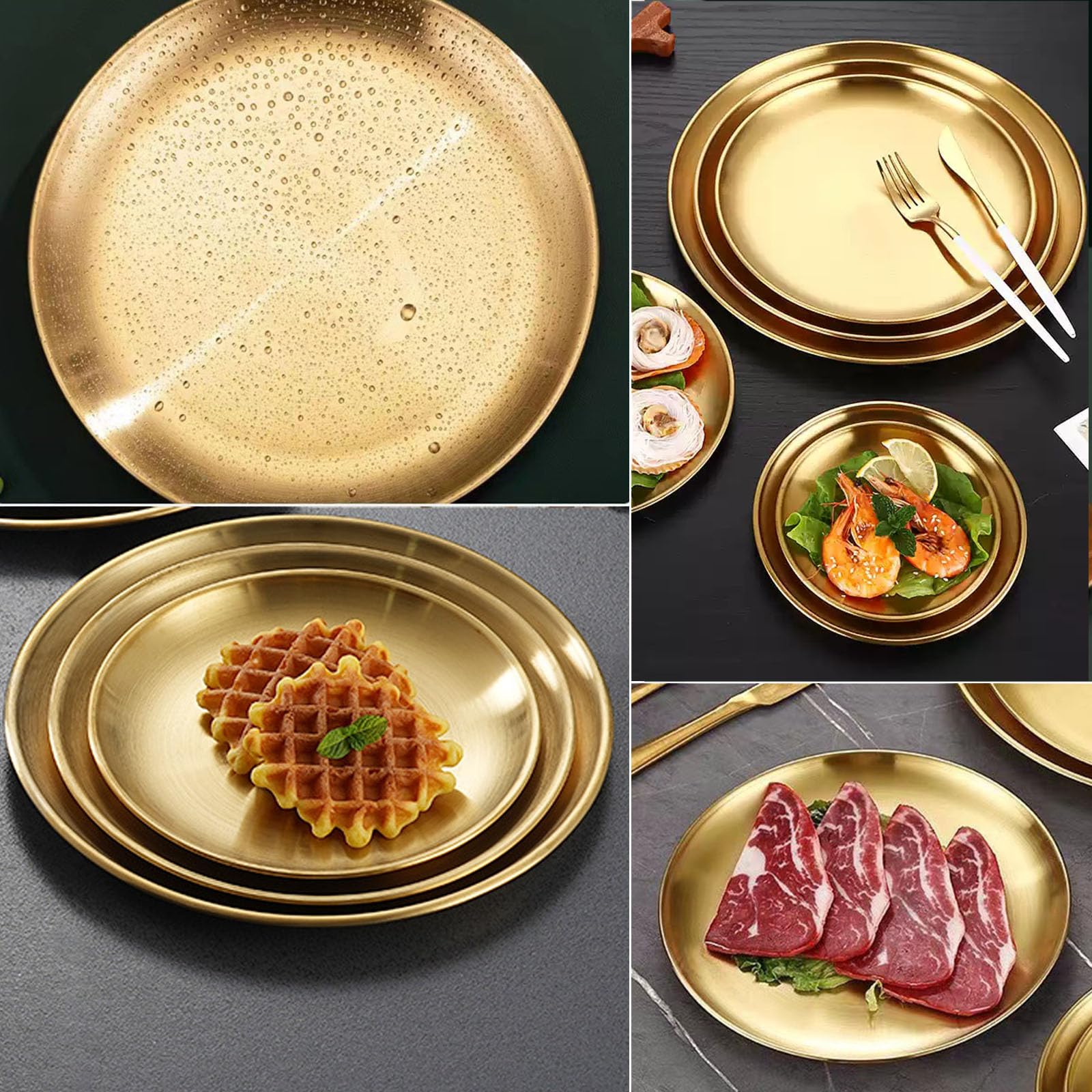 SANQIAHOME 5.9 * 5.9 Inch Square Appetizer Plates,thick - View #3