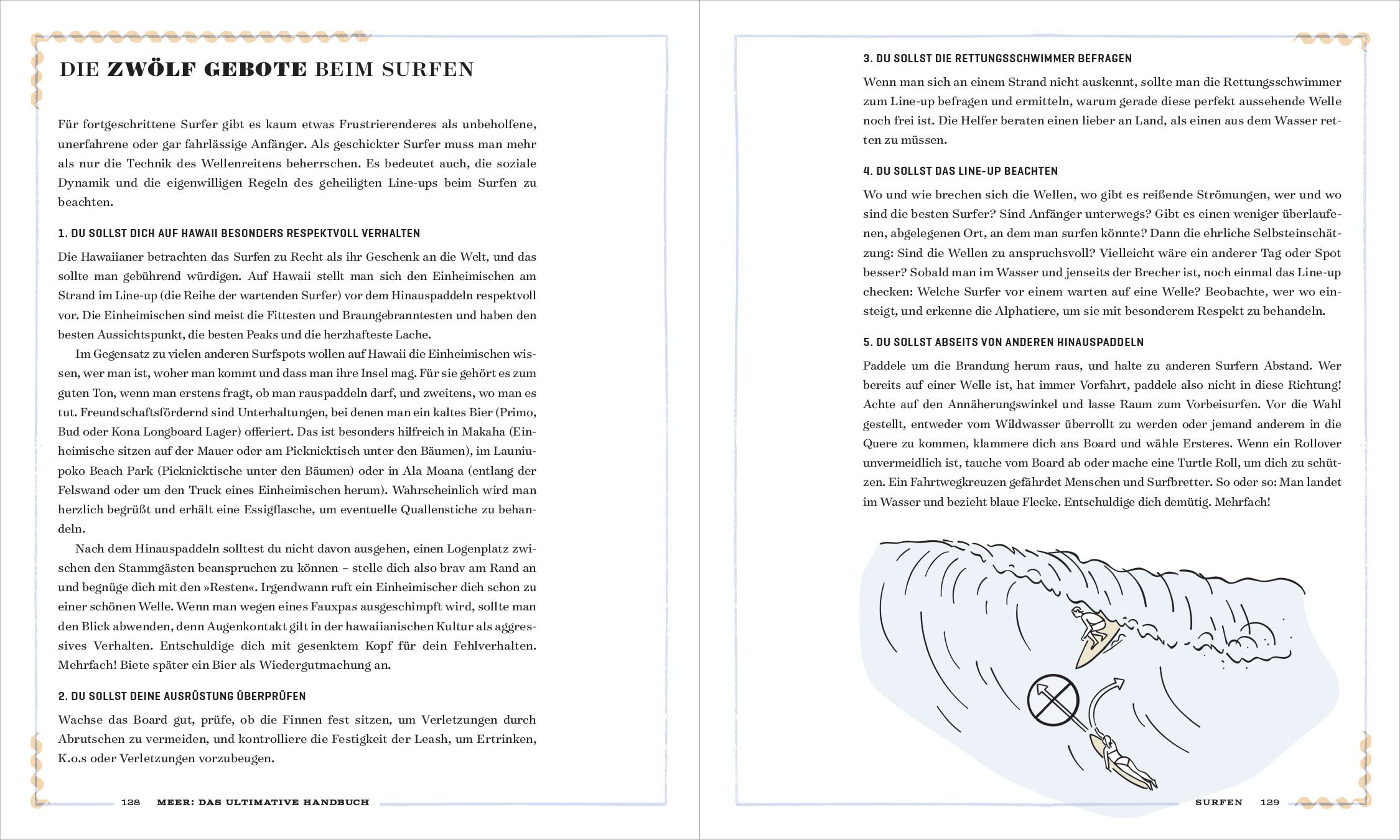Meer: Das ultimative Handbuch. Alles über Schifffahrt, Segeln, Surfen, Tauchen, Angeln, Nautik, Meerestiere uvm. - Durchgehend illustriert und hochwertig gestaltet mit Folienprägung