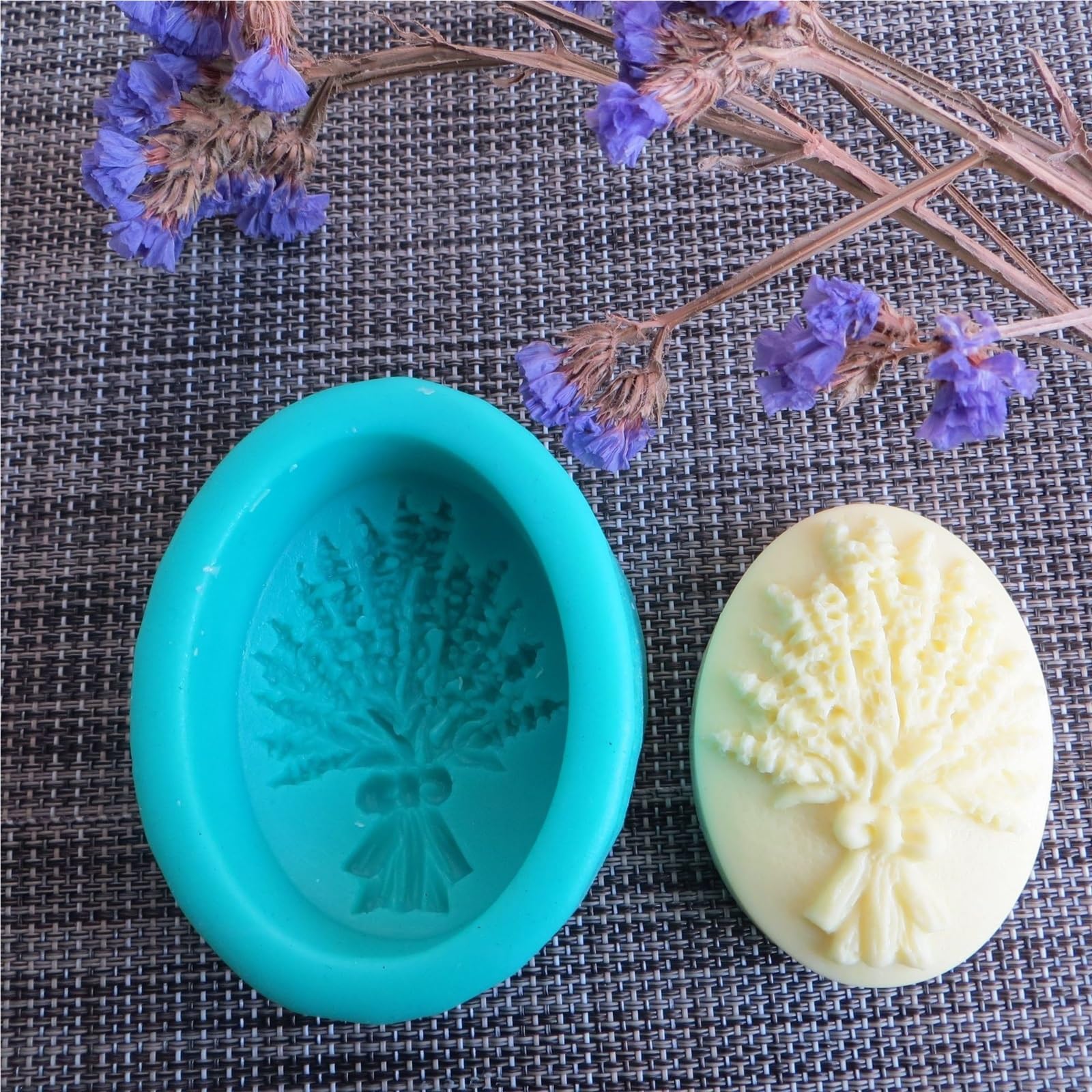 Stampo per Sapone 2 Pezzi Stampo for Sapone for la casa Fai da Te a Forma di Fiore Stampo in Silicone Creativo Strumenti for Sapone Fatto a Mano per Sapone