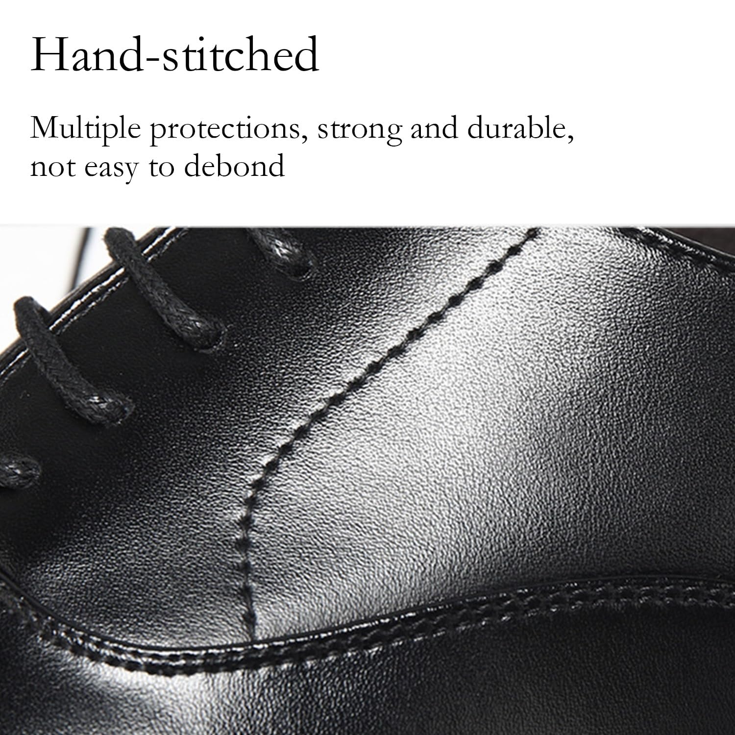 Zapatos de vestir con alzas for hombre, de cuero, Oxfords con aumento de altura de 6 cm, con elevación invisible y puntera, zapatos formales de negocios.