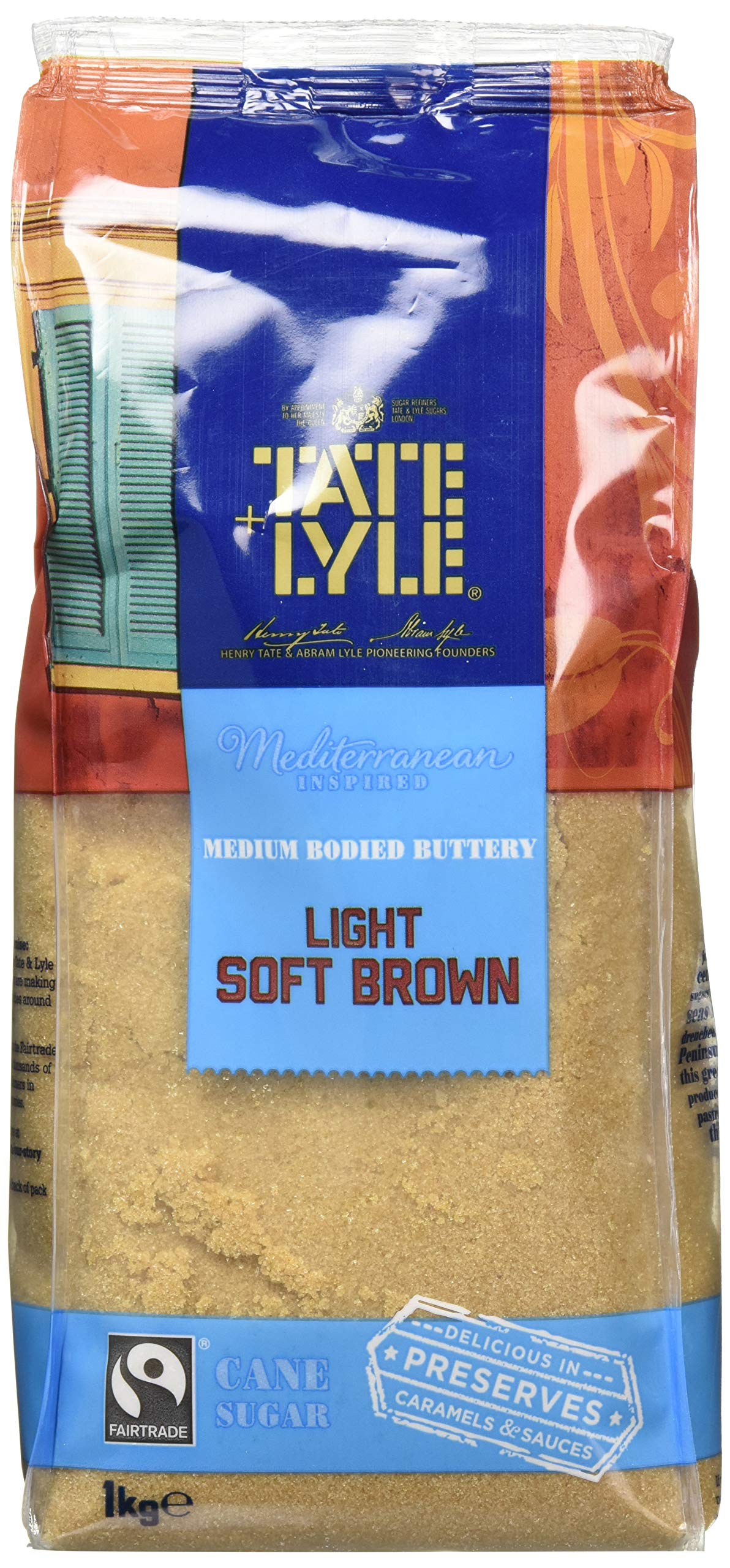 Tate and Lyle Fairtrade Light Soft Brown Sugar 1 kg (Packaging may vary)