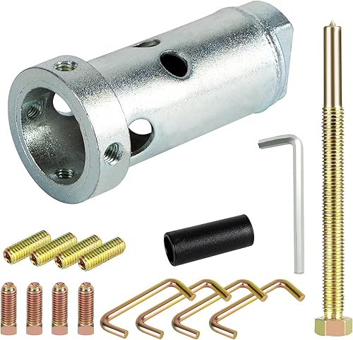 Romalon Extractor de la rueda del ventilador de la cuchilla del ventilador FBP100 con acero resistente y eje central de acero de 58"