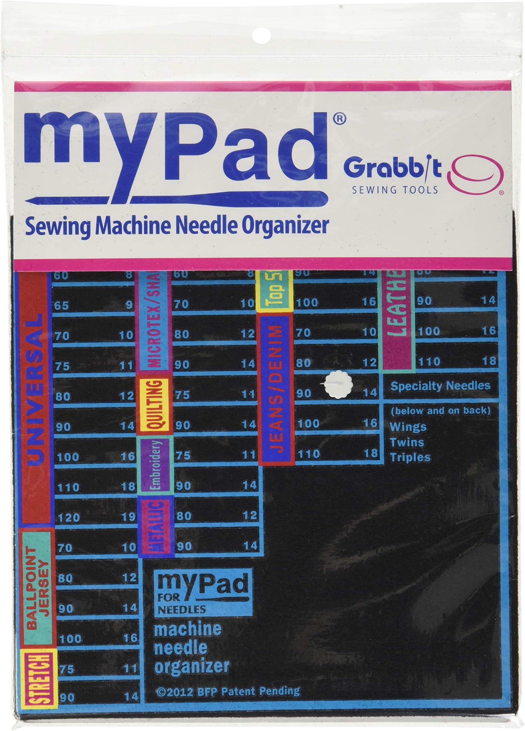 Blue Feather myPad Machine Needle Organizer