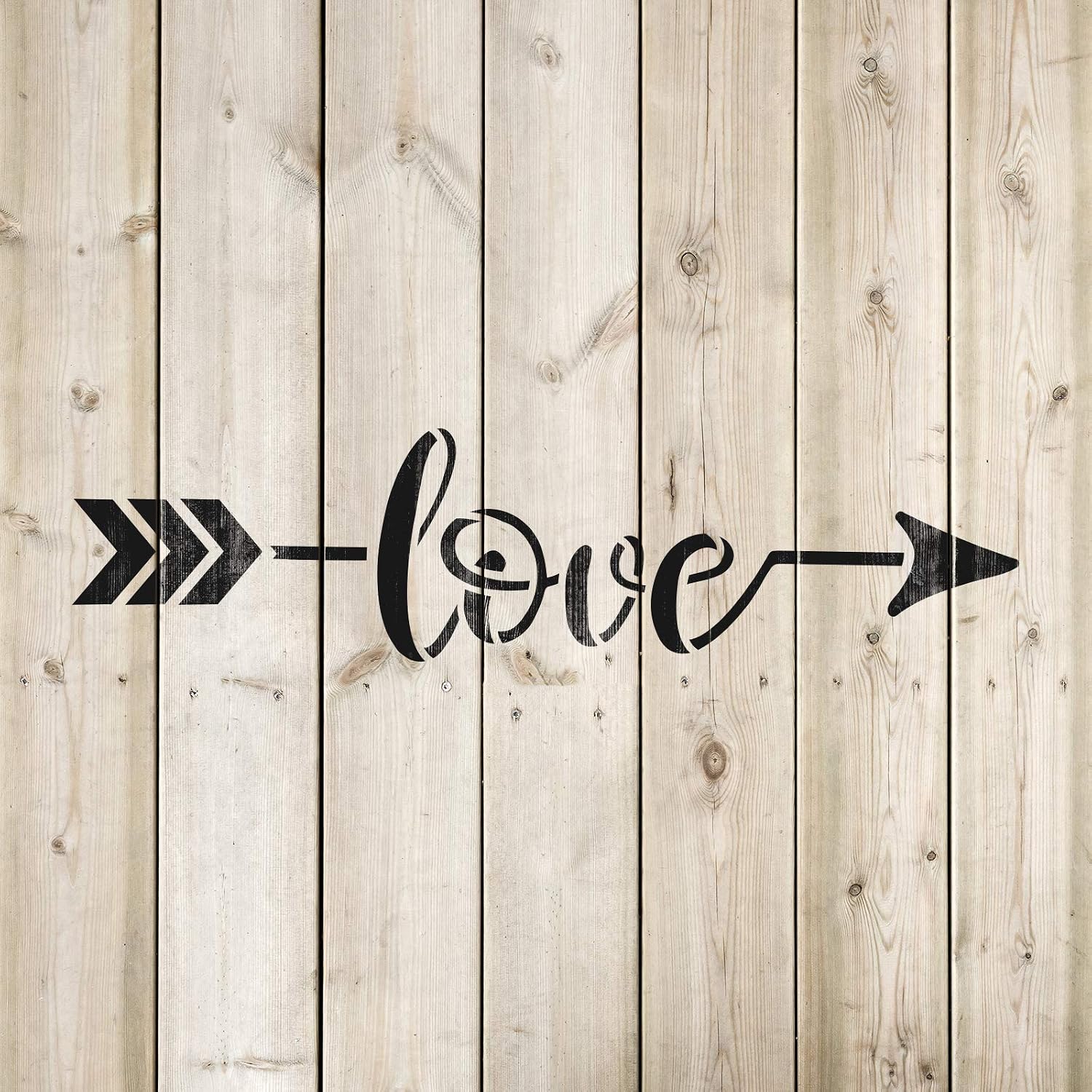 Love Arrow Stencil - Love Stencil Art, Love Stencils, Love Stencil, Cupid Stencil, Arrow Stencil