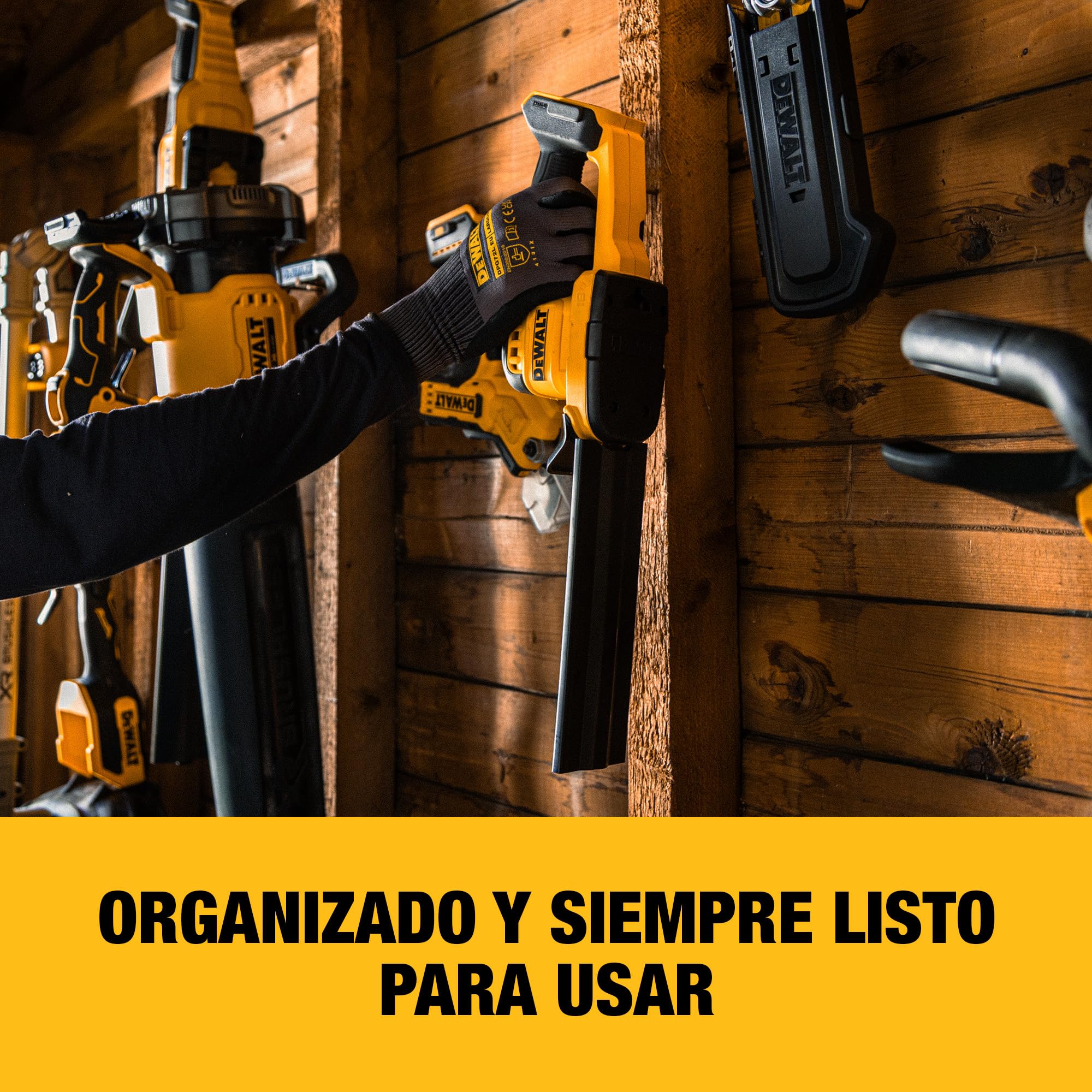 DEWALT Cortasetos Compacto 18V XR 20cm con Funda de Cuchilla Completa y Gancho para Colgar, sólo Herramienta, DCMHT520N-XJ