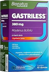 Bionatus, Gastriless, Espinheira Santa, Suplemento alimentar, Maytenus Ilicifolia, 45 cápsulas • 45 doses, Roxo