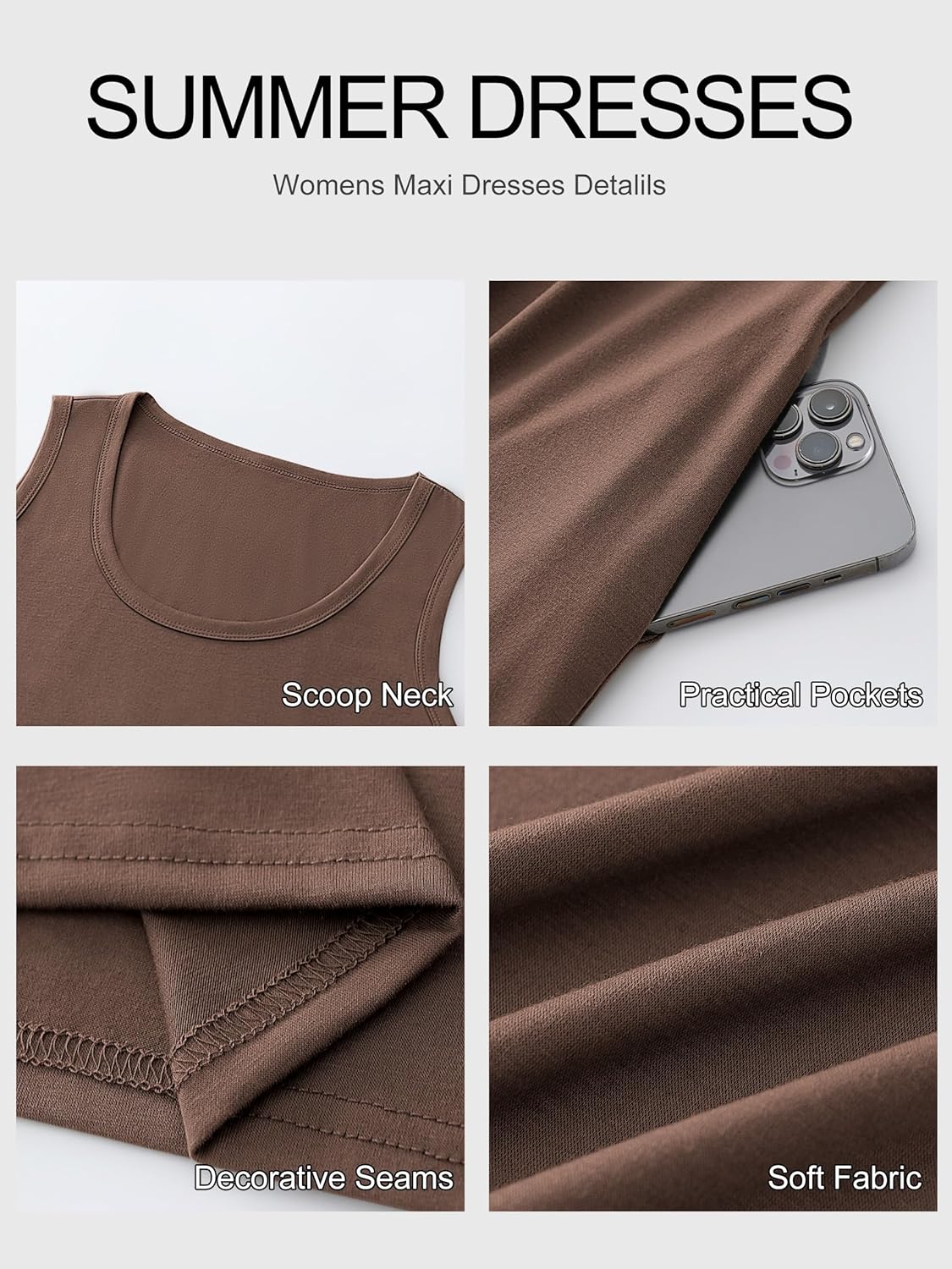 ANRABESS Womens Maxi Dresses 2026 Summer Casual Scoop Neck Sleeveless Long Tank Dress Beach Sundress Travel Vacation Clothes - Image 5