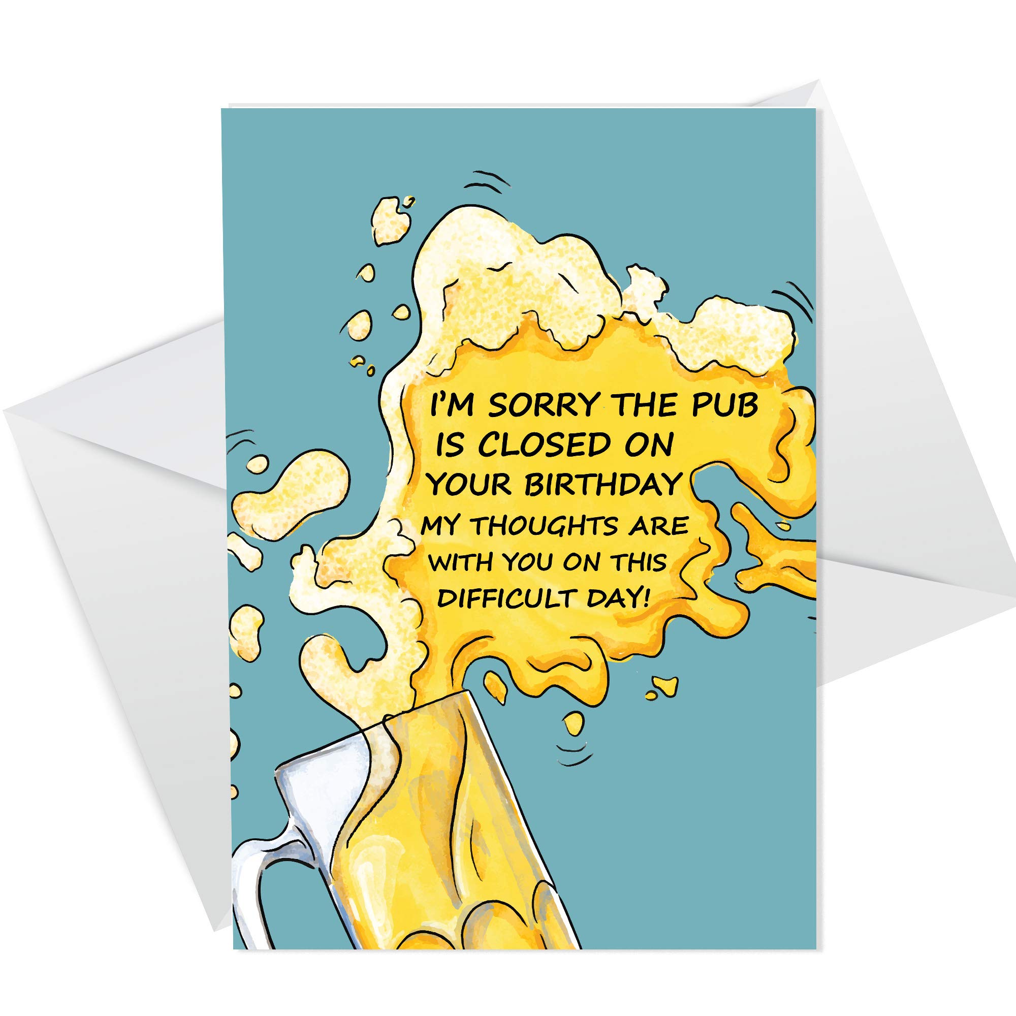 Funny Lockdown Birthday Card For Him Her Novelty Alcohol Card 21st 30th 40th