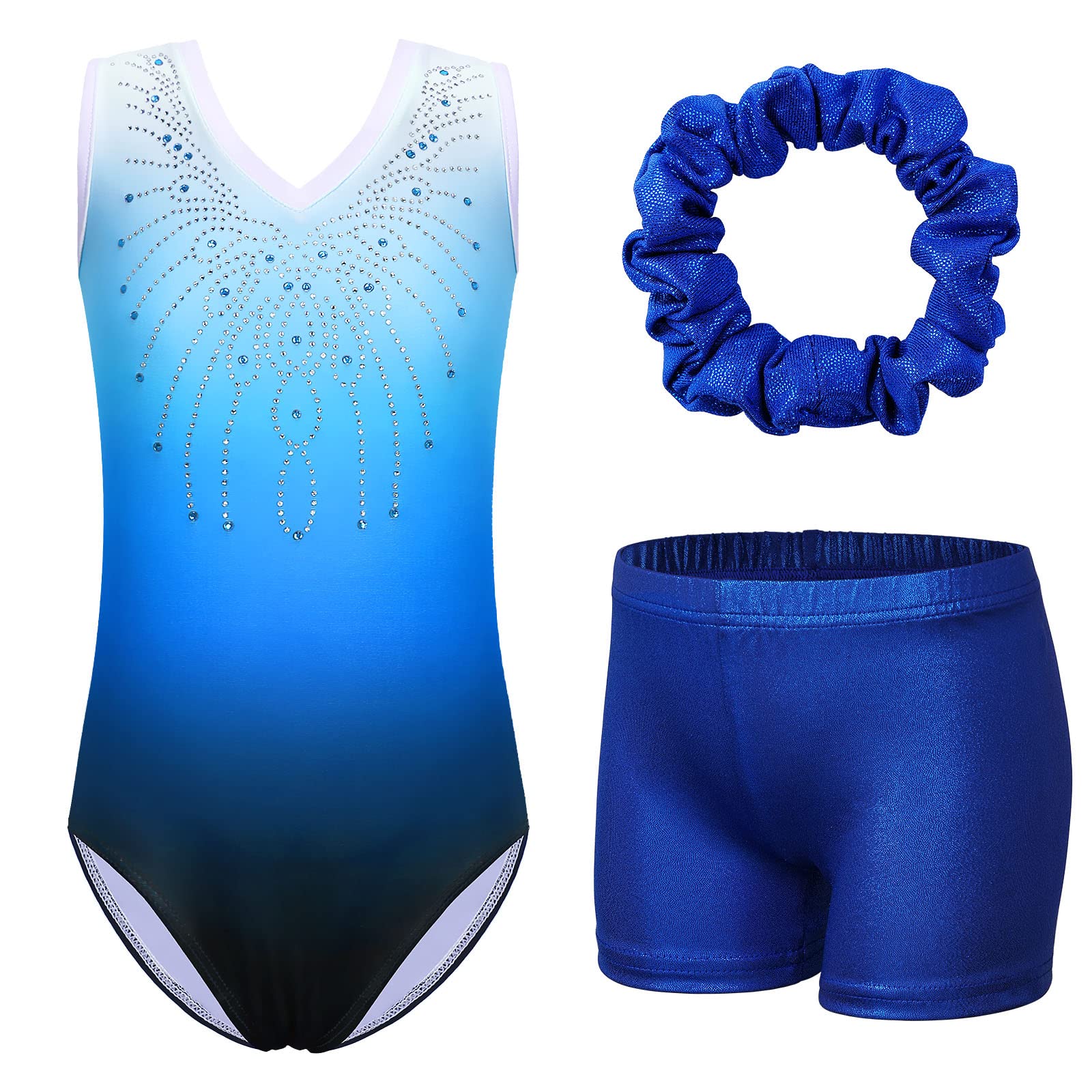 Maillots de Gimnasia Clásico Leotardo Mangas Largas/sin Manga Body Elástico de Ballet con Pantalones