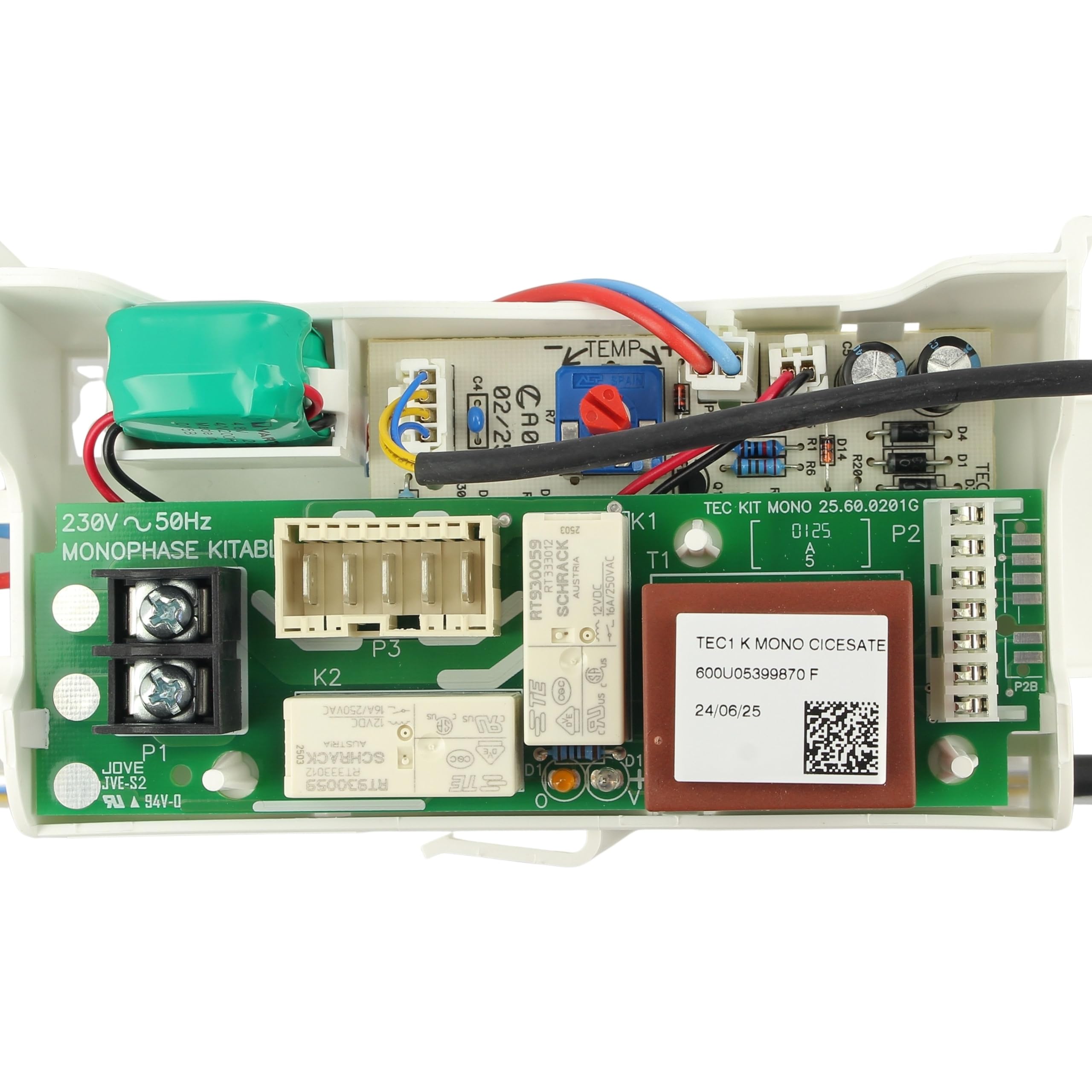ensemble thermostat - electrique - mono kitable - 1200w - thermor 070225