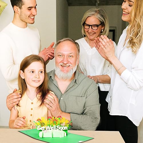 Miniatura 7 de GREETING ART Tarjeta de recupérate pronto, tarjetas religiosas de recuperación, tarjeta de recupérate pronto, tarjetas de condolencias para hombres