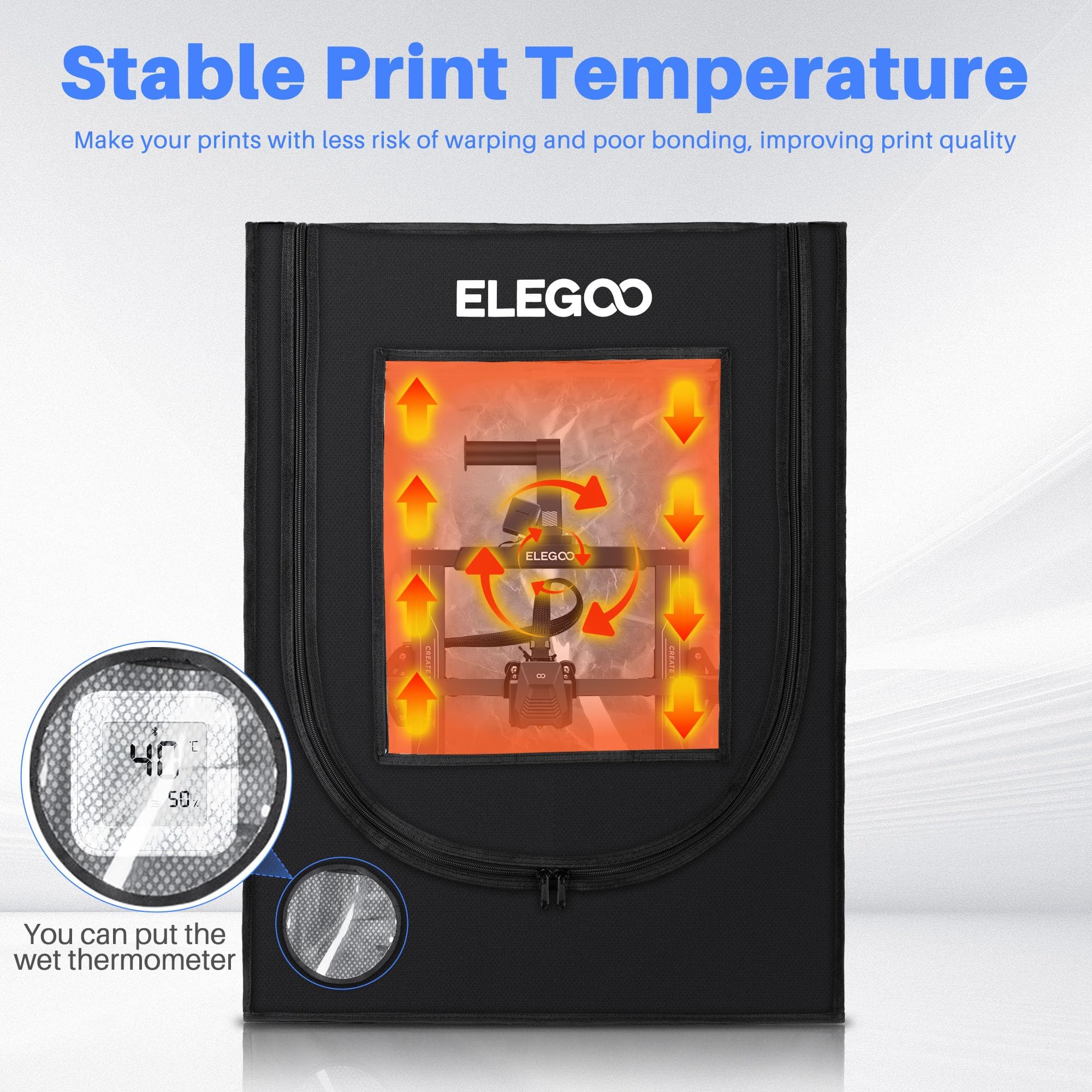 Amazon.co.jp: ELEGOO 3Dプリンターエンクロージャー 耐火・防塵 3D