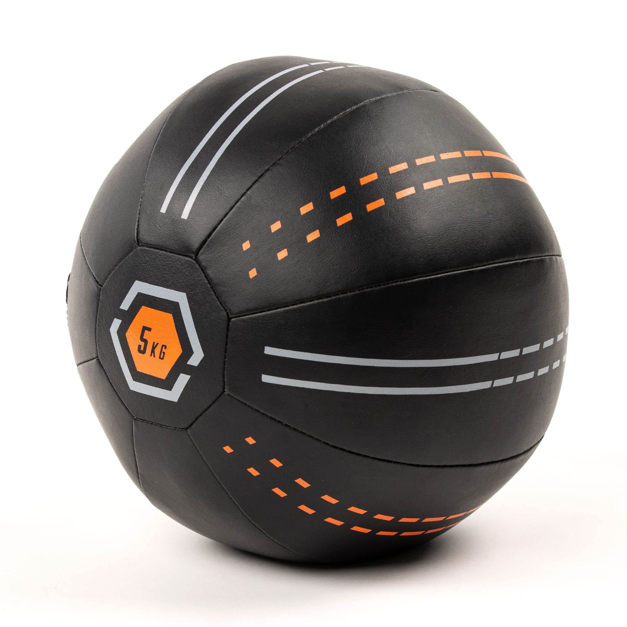Phoenix Fitness Wall Ball - Heavy-Duty Slam Ball for Strengthening Core Muscles and HIIT Workout - Ideal for Home, Gym, Boxing, Studio - Weight: 5kg