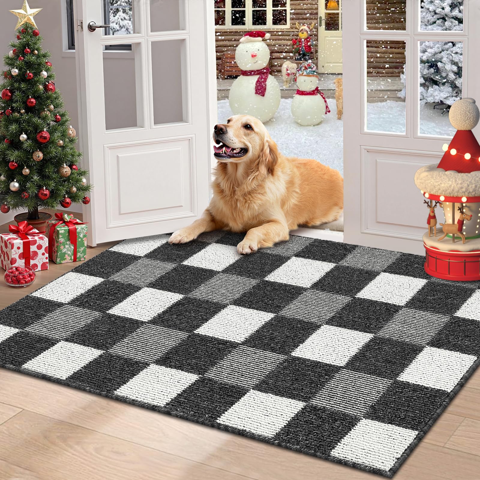 HEBE Extra Large Indoor Outdoor Doormat 32