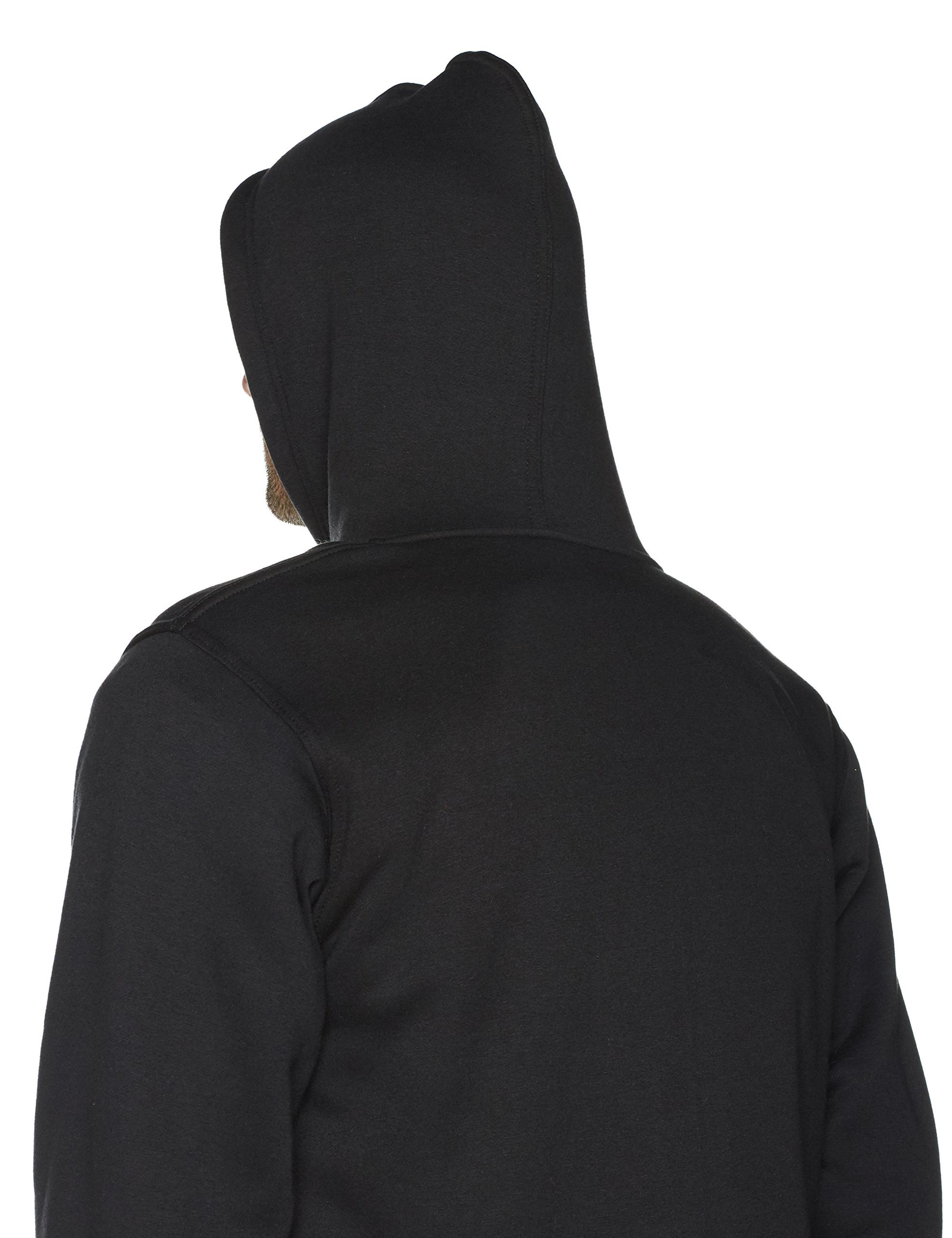 Australian Bikers Gear UK - Chaqueta con capucha para moto, totalmente forrada, Dupont™ Kevlar®, aramida, protectores CE, color negro