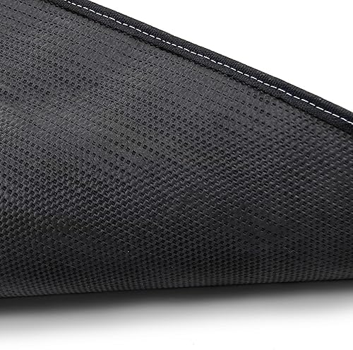 Miniatura 6 de Lloyd Mats Alfombrillas alfombradas resistentes para Honda Civic de 4 puertas 2016-2021 (sin híbrido) (Si OK)  Plata H y Honda Word (negro, 4