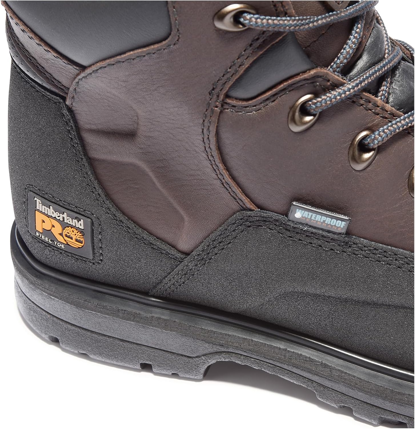 Timberland PRO Men's Powerwelt 6 Inch Steel Safety Toe Waterproof Industrial Work Boot, Dark Brown-2024 New, 6.5 W - Image 8