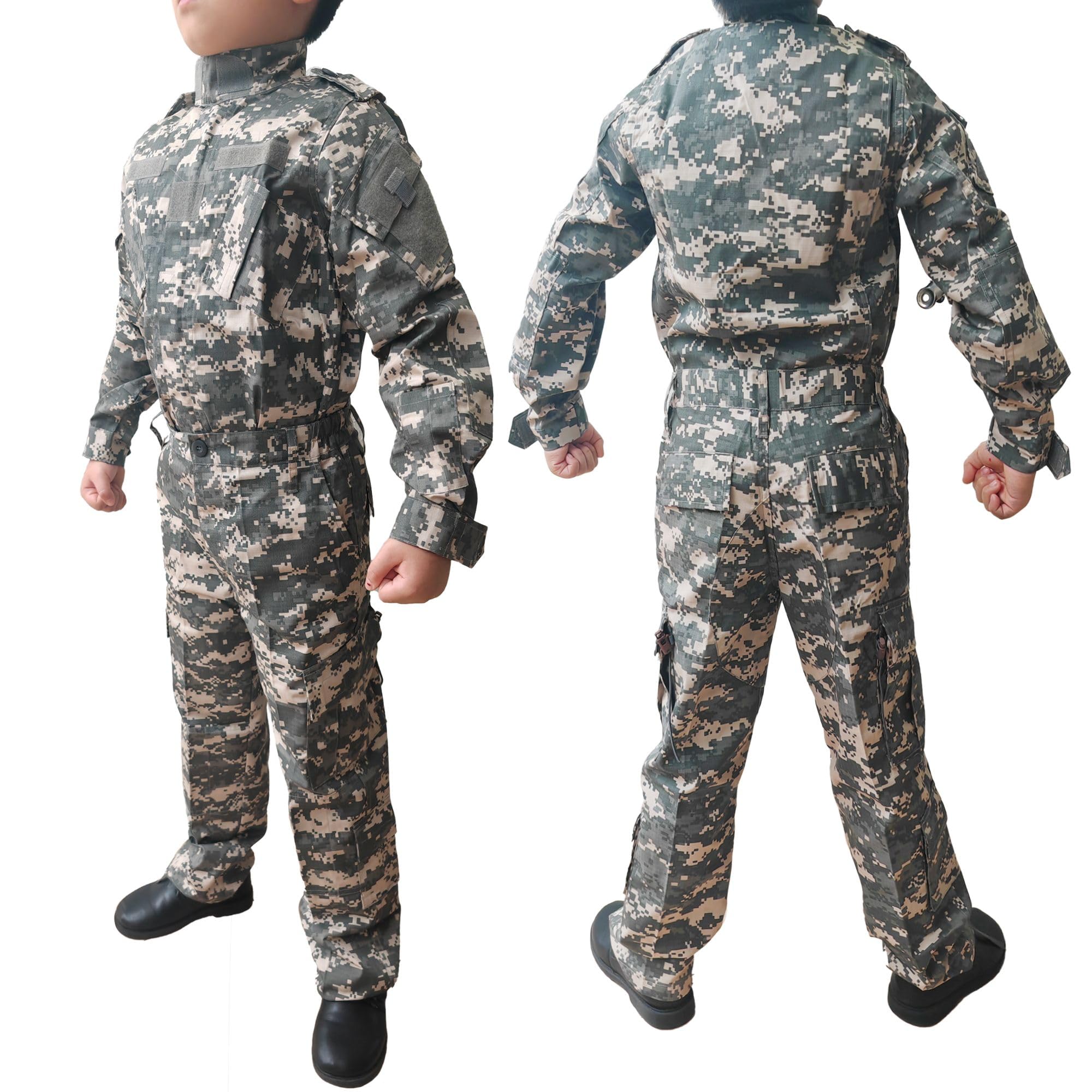 H World Shopping Tactical Airsoft Kids BDU Combat Uniform Suit