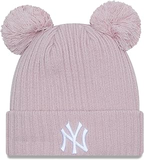 New Era New York Yankees Rose MLB Double Pom Cuff Knit Women Beanie