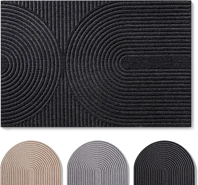 Blumtal Fußmatte 40x60 cm - rutschfeste Schmutzfangmatte für innen/außen