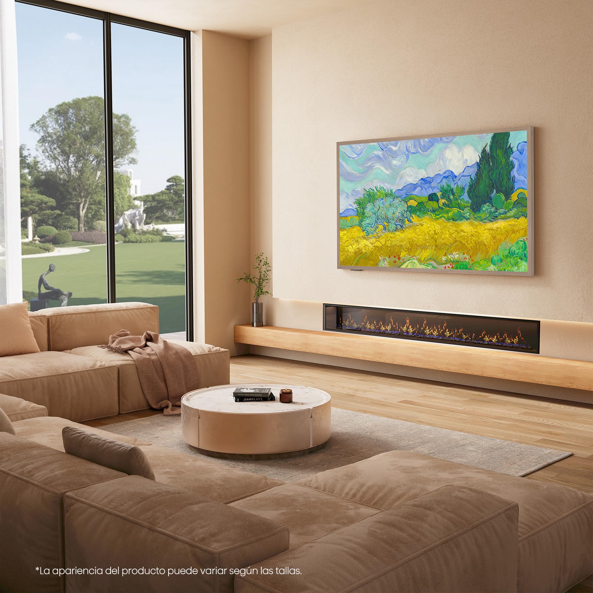 Hisense 55S7S - Hi-QLED Smart TV 55 Pulgadas, Hi-QLED Lifestyle TV, Modo Arte, Hi-Matte Display, Elige Marco, Diseño Ultra Fino, Soporte de Pared, Modo Juego 144 Hz Nativos, Sonido 2.0.2