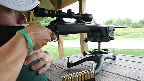 Miniatura 22 de Caldwell The Rock Front Shooting Rest with Adjustable Elevation, Recoil Reducing, Interchangeable Feet, for Range, Hunting, Shooting, and Outdoors