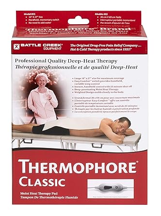 Thermophore 34025 Classic Moist Heat Pack, Large, 14" Width, 27" Length